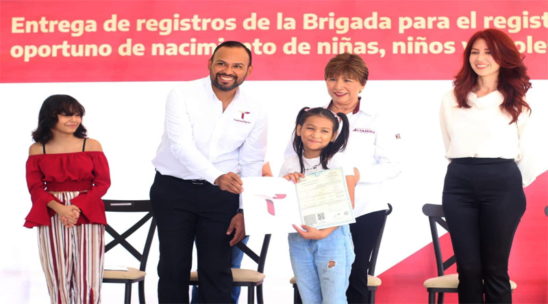 Realizan Brigada para el Registro Oportuno de Nacimiento en Altamira