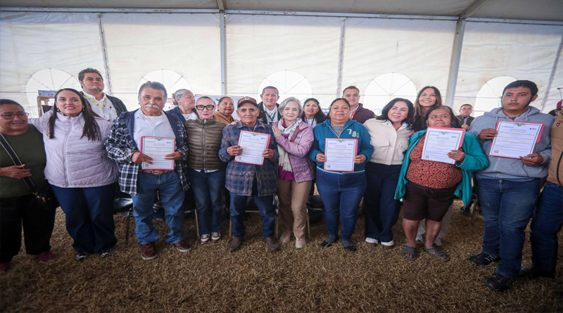 Lleva María de Villarreal miles de apoyos a Xicoténcatl con la Brigada Transformando Familias
