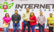 Entregan módem de Internet a familias en Reynosa