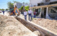 Supervisan avances en rehabilitación de subcolector sanitario en Fraccionamiento Reynosa